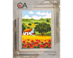 Kanvaa pildiga - tikkimiskomplekt, 14cm x 18cm, Collection D'Art, 3147K