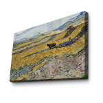 Reproduktsioon Enclosed Field with Ploughman