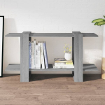 vidaXL raamatukapp, hall Sonoma, 100x30x51 cm, tehispuit