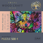 Puidust pusle Trefl "V&auml;rviline kutsikas", 500 + 1 detaili