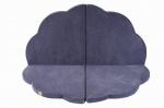 MeowBaby&reg; m&auml;ngumatt 160x160cm Baby Cloud kokkupandav, hall sinine