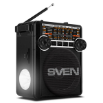 Taskulambiga raadio Sven SRP-355 Must