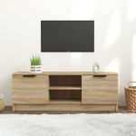 vidaXL telerikapp, Sonoma tamm, 102x35x36,5 cm, tehispuit