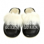 Naiste soojendusega nahast sussid "Queen".