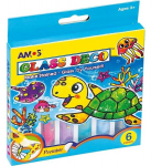 Klaasiv&auml;rvidekomplekt Amos 6 v&auml;rvi 10,5ml