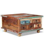 vidaXL kohvilaud taastatud puidust 70 x 70 x 38 cm