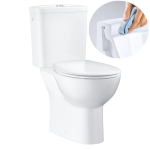 WC-pott Grohe Bau Rimless, aeglaselt sulguva kaanega, 39496000