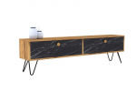 TV alus Asir, 160x45x29,6 cm, pruun/must