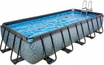 Karkassiga bassein filtriga Exit Stone, 540x250x100 cm, hall