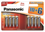 Panasonic patareid LR6PPG/16B (10 + 6tk)