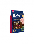 Kuivtoit suurtest ja v&auml;ga suurtest t&otilde;ugudest vanematele koertele BRIT Premium By Nature Senior L/XL,3 kg