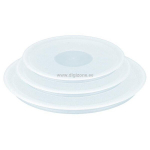 Tefal plastikust kaaned Ingenio Plastic Lids, 16/18/20cm, valge