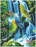 Maalimiskomplekt numbrite j&auml;rgi Paradiis 30x40