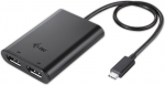 V&auml;linevideoadapter - I-TEC - C31DUAL4KDP - 2 x DisplayPort - USB-C 3.1 - 4K Ultra HD