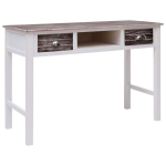 vidaXL kirjutuslaud, pruun, 110 x 45 x 76 cm, puit