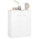 vidaXL puhvetkapp, valge, 60 x 30 x 75, cm puitlaastplaat