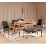 S&ouml;&ouml;gitoa komplekt Kalune Design 869(I), hall/beeži v&auml;rvi