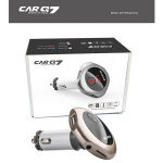 Juhtmevaba FM-modulaator Q7 Bluetooth 2 USB-laadija, 360 &deg; p&ouml;&ouml;rlemine, AUX-sisend, TF-kaardi pesa