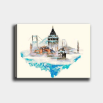 Reproduktsioon Talvine Istanbul