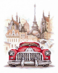 Tikkimiskomplekt Magic Needle "Retro Buick" 110-021