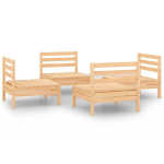 Aiam&ouml;&ouml;bli komplekt, 4-osaline pruun