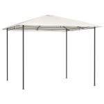vidaXL lehtla 3 x 3 x 2,6 m, kreemjas, 160 g/m&sup2;