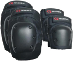 P&otilde;lve- ja k&uuml;&uuml;narnukikaitsed Reversal Skate Pads 2-pakk, suurus S, must