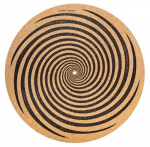 Vin&uuml;&uuml;l-slipmat Cork Spiral disain