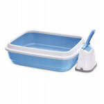 Kassi liivakast koos labidaga Imac Duo, sinine, 59x40x28 cm