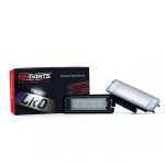 LED numbrim&auml;rgi valgustus 6000K Porsche Seat Skoda VW