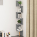 vidaXL seina nurgariiul, hall Sonoma tamm, 20x20x127,5 cm, tehispuit