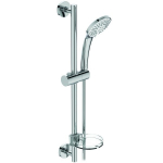 Du&scaron;ikomplekt Ideal Standard IdealRain, 600 mm du&scaron;ialus, 3 funktsiooni 100 mm du&scaron;iotsik, 1750 mm du&scaron;ivoolik, seebialus B9415AA