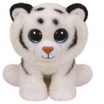 Meteor Maskott TY Beanie Babies valge tiiger 24 cm Keskmine