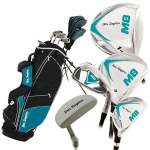 Golfivarustuse komplekt algajale, paremak&auml;elisele naism&auml;ngijale