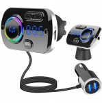 BT autosaatja, FM modulaator, autokomplekt k&auml;ed-vabad, bluetooth 5.0