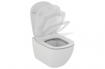 Seinale paigaldatav WC-pott Ideal Standard Tesi AquaBlade aeglaselt sulguva kaanega