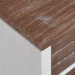 vidaXL 2 sahtliga &ouml;&ouml;kapid, 2 tk, pruun ja valge