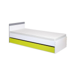 Voodi Klupś Irene Lime 200x90, valge/roheline