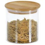 Kesper, bambus kaanega klaaspurk