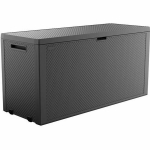 Keter - R&eacute;sine exterior storage chest 270 liters Gray - Emily garden trunk