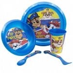 Paw Patrol plastikust lauan&otilde;ude komplekt, 5 tk