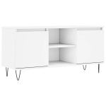 vidaXL telerikapp, valge, 104 x 35 x 50 cm, tehispuit