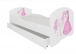 Lastevoodi ADRK Furniture Pepe Princess and horse, 70x140 cm, erinevad v&auml;rvid