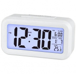 Digitaalne &auml;ratuskell LED Perf D03, valge