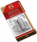 Kolmnurksete harilike komplekt Koh-I-Noor, alates 6B kuni 6H