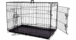 Metallpuur koerale Flamingo Mezo L 56x92x64cm, must
