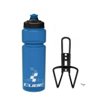 Pudel ja hoidja Cube Icon, 750ml, sinine