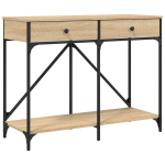 vidaXL konsoollaud, Sonoma tamm, 100 x 39 x 78,5 cm, tehispuit