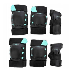 Kaitsmete komplekt Raven Dexard, Black/Mint, L