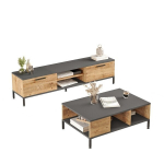 Elutoam&ouml;&ouml;bli komplekt Asir, 160x39,1x35cm, 90x60x33,1cm, beež/hall
